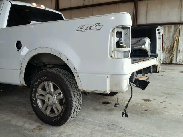 1FTPX14594NB76804 - 2004 FORD F150 WHITE photo 9