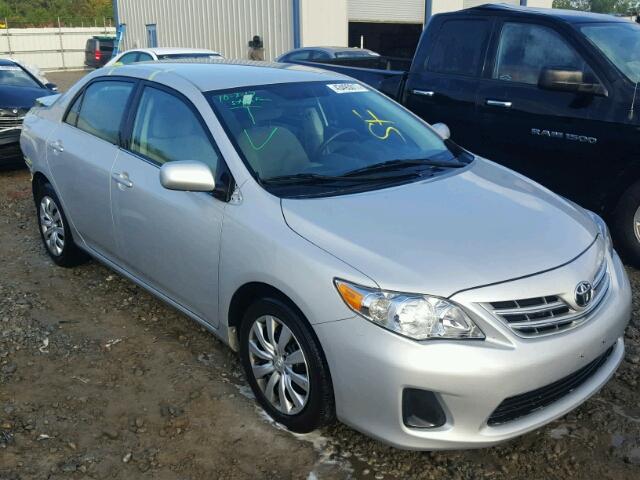 2T1BU4EE8DC073847 - 2013 TOYOTA COROLLA SILVER photo 1