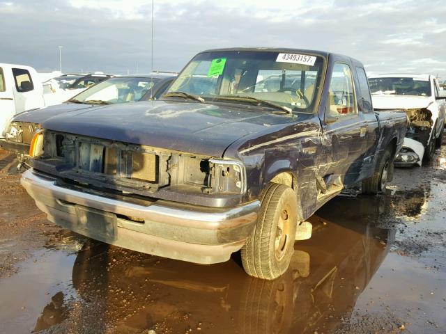 1FTCR14UXTPA04882 - 1996 FORD RANGER SUP BLUE photo 2