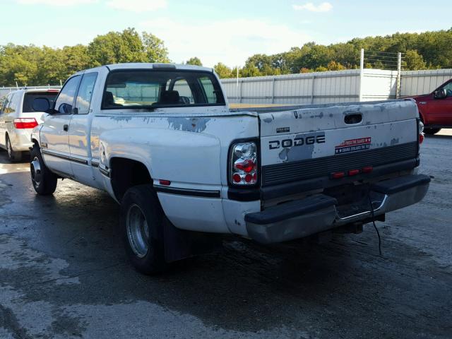 3B7MC33C6TM105742 - 1996 DODGE RAM 3500 WHITE photo 3