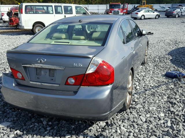 JNKAY01E67M309898 - 2007 INFINITI M35 BASE GRAY photo 4