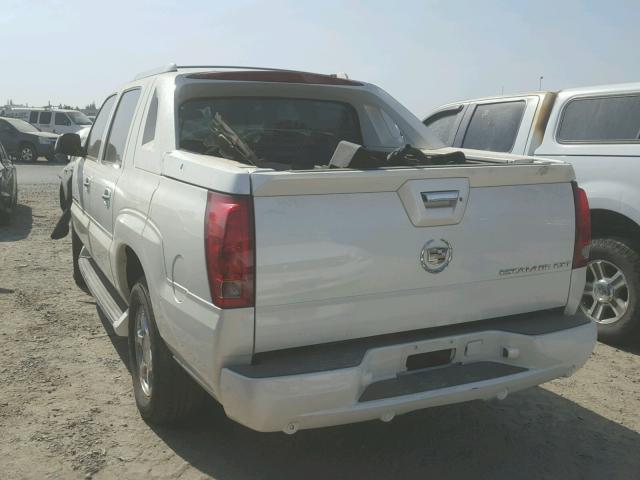 3GYEK62N94G115249 - 2004 CADILLAC ESCALADE E WHITE photo 3