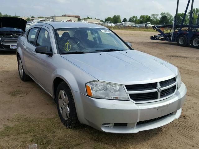 1B3CC4FDXAN186254 - 2010 DODGE AVENGER SX SILVER photo 1