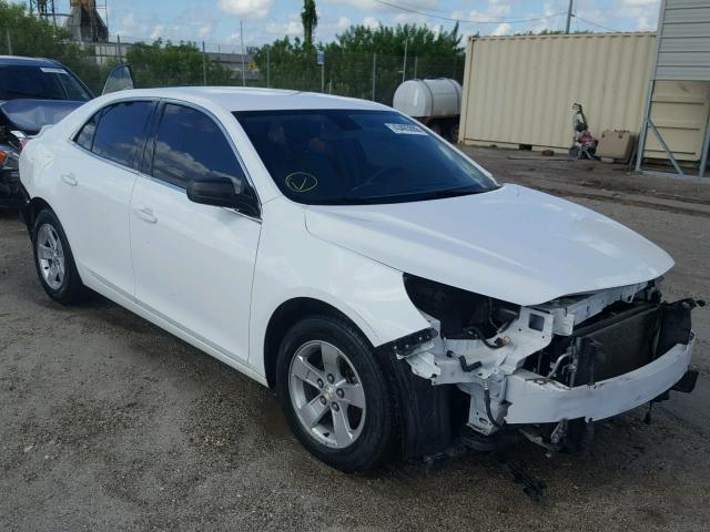 1G11B5SL1EF181092 - 2014 CHEVROLET MALIBU LS WHITE photo 1