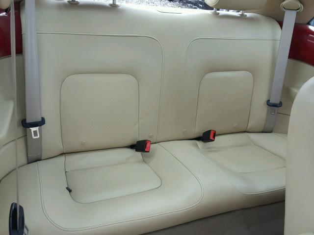 3VWPW31C66M423708 - 2006 VOLKSWAGEN NEW BEETLE 红色 照片 6
