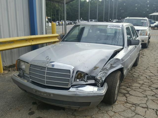 WDBCA35E2KA496298 - 1989 MERCEDES-BENZ 420 SEL SILVER photo 2