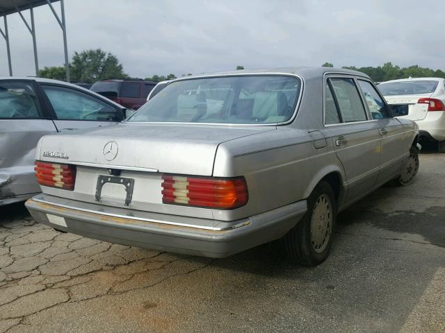 WDBCA35E2KA496298 - 1989 MERCEDES-BENZ 420 SEL SILVER photo 4