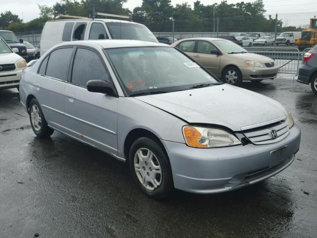 2HGES16592H540410 - 2002 HONDA CIVIC LX SILVER photo 1