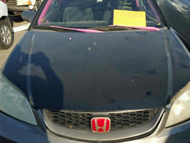 1HGEM219X5L040807 - 2005 HONDA CIVIC EX GRAY photo 7