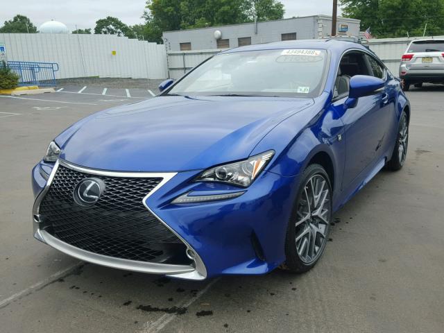 JTHSM5BC5G5000444 - 2016 LEXUS RC 300 BLUE photo 2