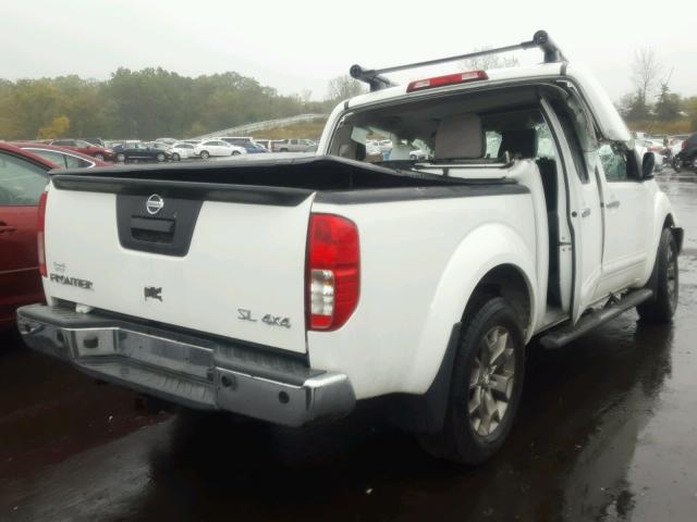 1N6AD0EV3EN767412 - 2014 NISSAN FRONTIER S WHITE photo 4