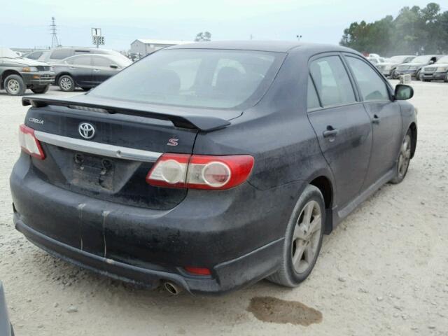 5YFBU4EE3DP075019 - 2013 TOYOTA COROLLA BA BLACK photo 4