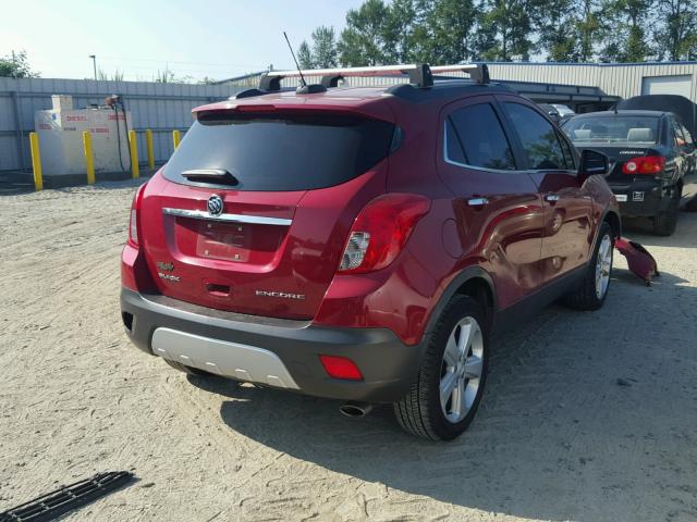 KL4CJBSB1FB117551 - 2015 BUICK ENCORE CON RED photo 4