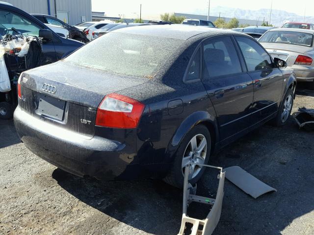 WAUJC68E84A247259 - 2004 AUDI A4 1.8T BLUE photo 4