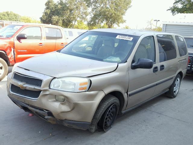 1GNDV23LX6D220372 - 2006 CHEVROLET UPLANDER L 金色 照片 2