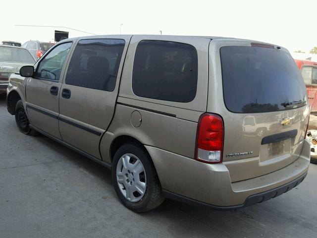 1GNDV23LX6D220372 - 2006 CHEVROLET UPLANDER L 金色 照片 3