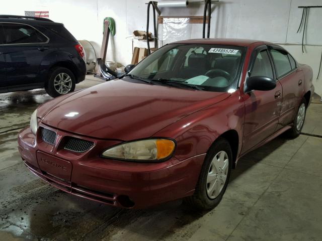1G2NE52F84M560583 - 2004 PONTIAC GRAND AM S Qırmızı foto 2