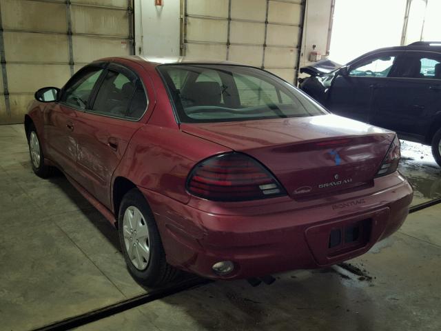 1G2NE52F84M560583 - 2004 PONTIAC GRAND AM S Qırmızı foto 3
