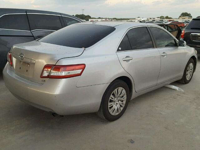 4T1BF3EK1BU176288 - 2011 TOYOTA CAMRY BASE SILVER photo 4