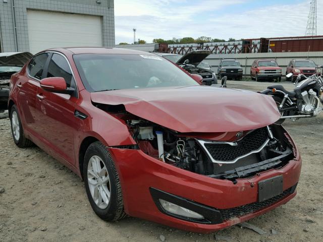 5XXGM4A77DG248935 - 2013 KIA OPTIMA LX RED photo 1