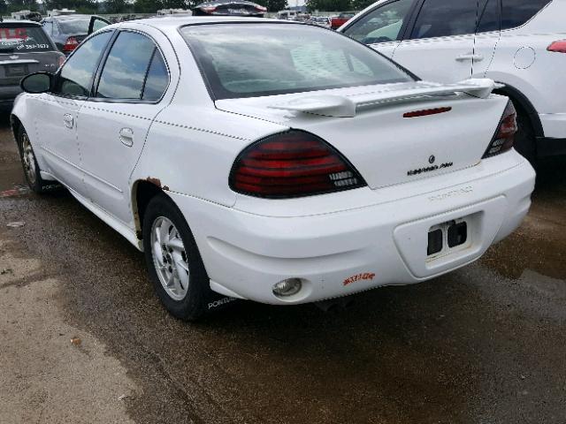 1G2NF52E84M589439 - 2004 PONTIAC GRAND AM S WHITE photo 3