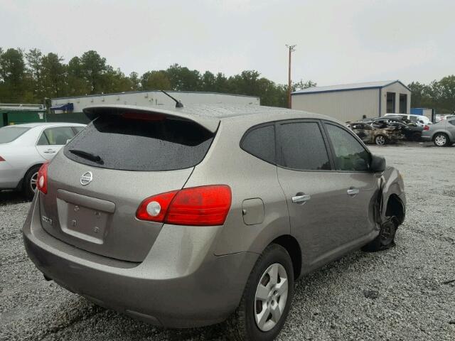 JN8AS5MT7AW015775 - 2010 NISSAN ROGUE S GRAY photo 4