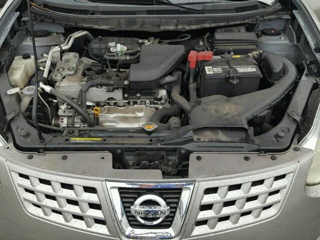 JN8AS5MT7AW015775 - 2010 NISSAN ROGUE S GRAY photo 7