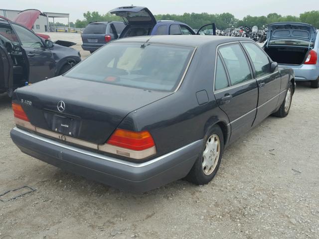 WDBGA43E0SA246648 - 1995 MERCEDES-BENZ S 420 BLACK photo 4