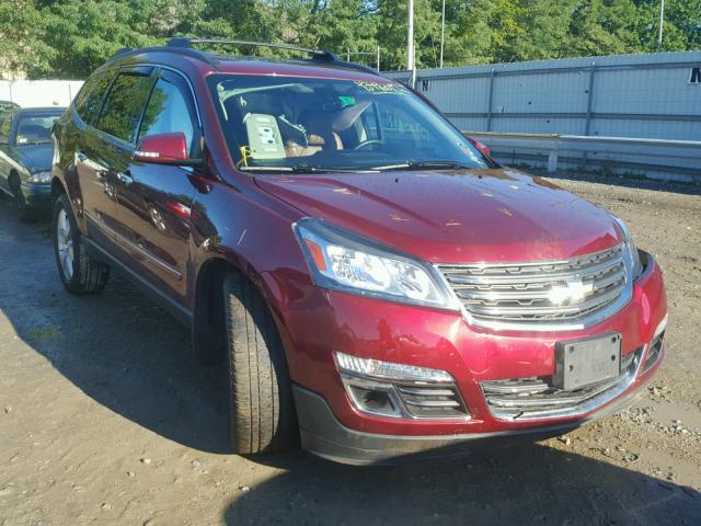 1GNKVJKD0FJ354305 - 2015 CHEVROLET TRAVERSE RED photo 1