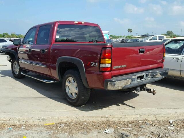 2GTEK13Z271134913 - 2007 GMC NEW SIERRA RED photo 3