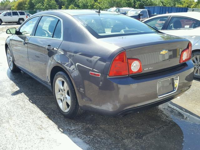 1G1ZB5EB4AF292381 - 2010 CHEVROLET MALIBU LS ნაცრისფერი ფოტო 3