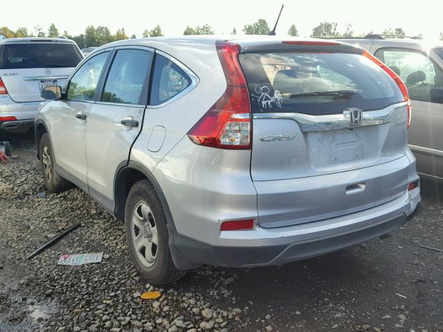 2HKRM4H30GH654964 - 2016 HONDA CR-V LX SILVER photo 3