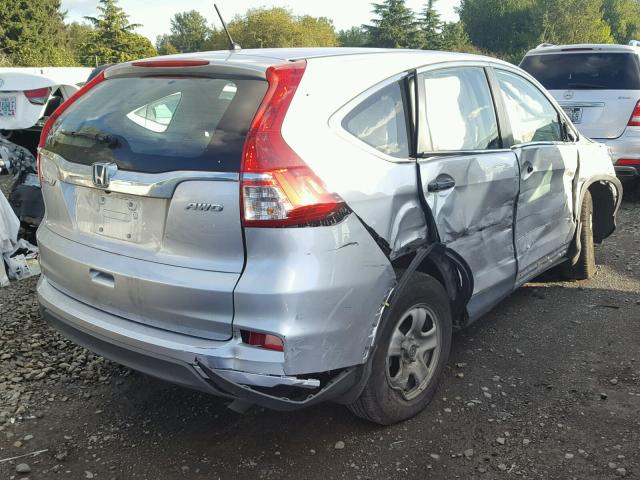 2HKRM4H30GH654964 - 2016 HONDA CR-V LX SILVER photo 4