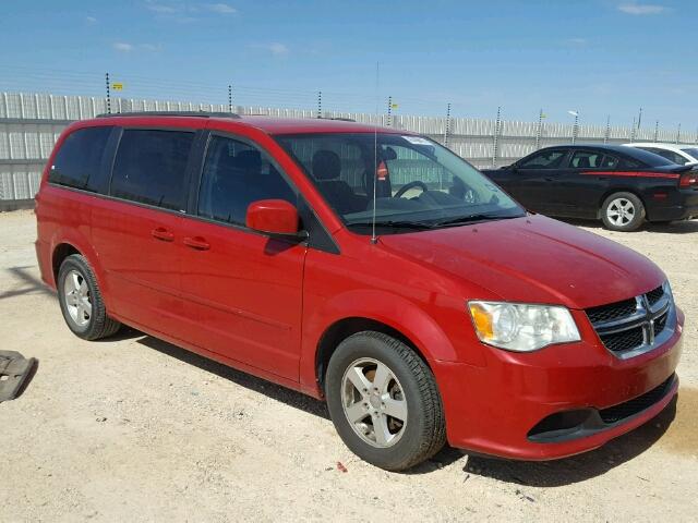 2C4RDGCG3CR263817 - 2012 DODGE GRAND CARA RED photo 1