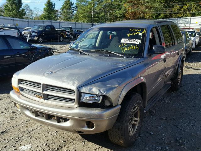 1B4HS28NX1F510974 - 2001 DODGE DURANGO SILVER photo 2