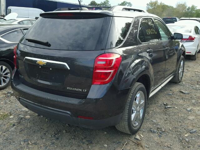 2GNALCEK3G6211113 - 2016 CHEVROLET EQUINOX LT GRAY photo 4