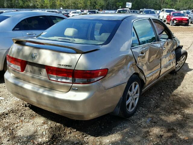 1HGCM66543A101940 - 2003 HONDA ACCORD EX BEIGE photo 4