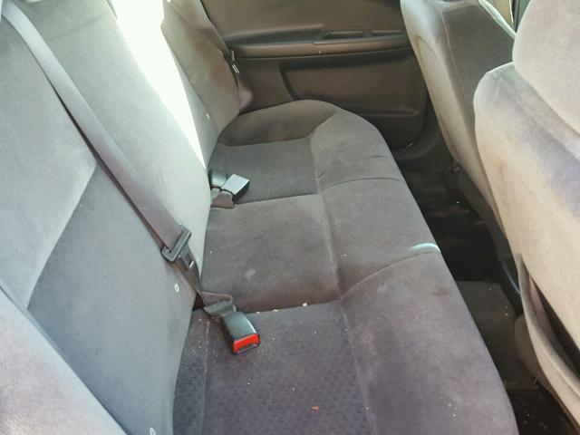 2G1WA5EK1B1202733 - 2011 CHEVROLET IMPALA BLACK photo 6