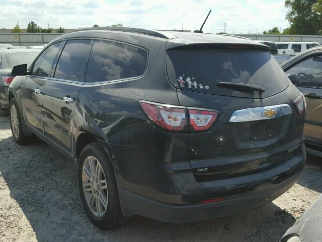 1GNKVGKDXFJ284556 - 2015 CHEVROLET TRAVERSE L BLACK photo 3