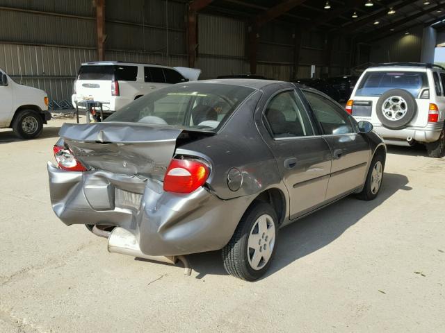 1B3ES26C75D247966 - 2005 DODGE NEON BASE SILVER photo 4