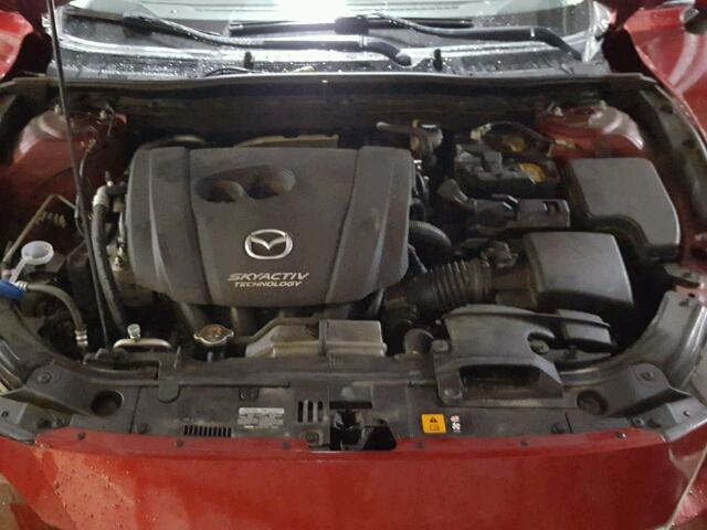 JM1BM1W32F1218769 - 2015 MAZDA 3 GRAND TO RED photo 7