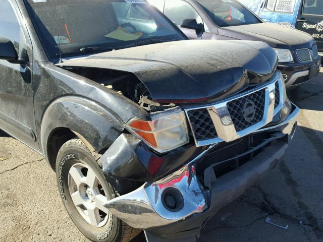 1N6AD07U28C423669 - 2008 NISSAN FRONTIER C BLACK photo 9