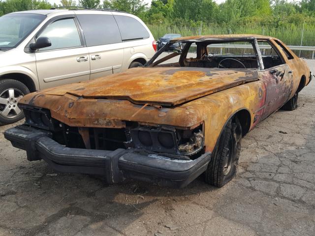 4Y87W4H438344 - 1974 BUICK RIVIERA BURN photo 2