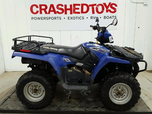 4XAMH50A36B700678 - 2006 POLARIS SPORTSMAN BLUE photo 1