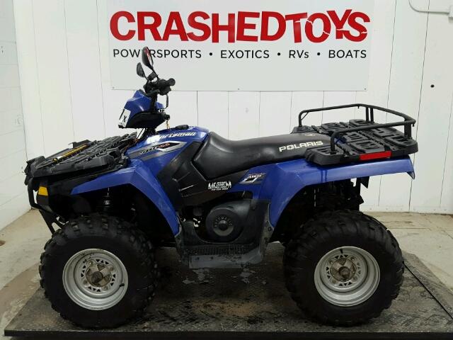 4XAMH50A36B700678 - 2006 POLARIS SPORTSMAN BLUE photo 3