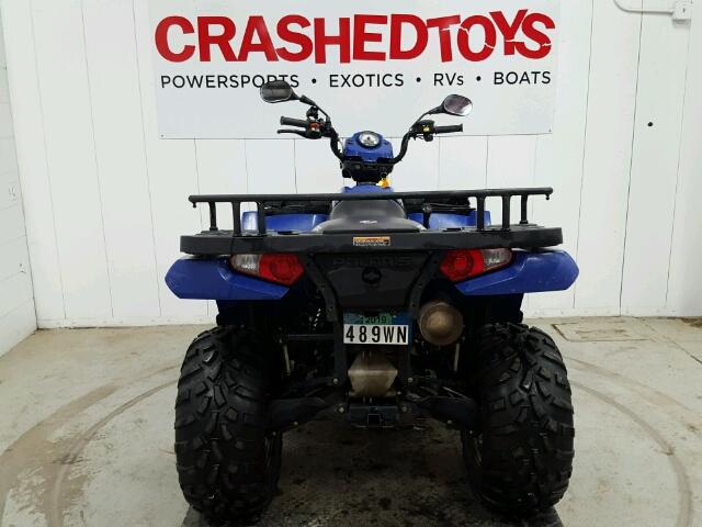 4XAMH50A36B700678 - 2006 POLARIS SPORTSMAN BLUE photo 4