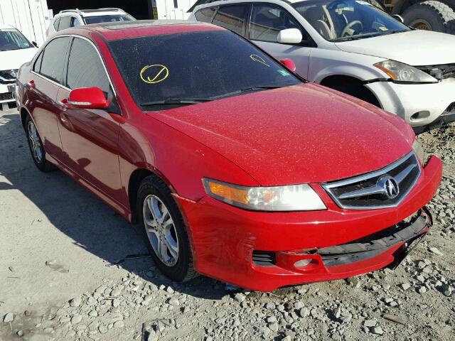 JH4CL96987C014671 - 2007 ACURA TSX RED photo 1