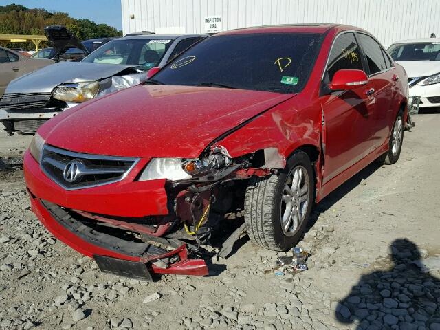 JH4CL96987C014671 - 2007 ACURA TSX RED photo 2