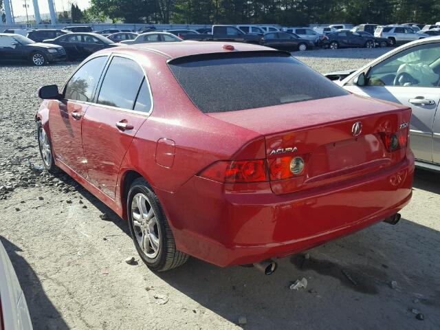 JH4CL96987C014671 - 2007 ACURA TSX RED photo 3