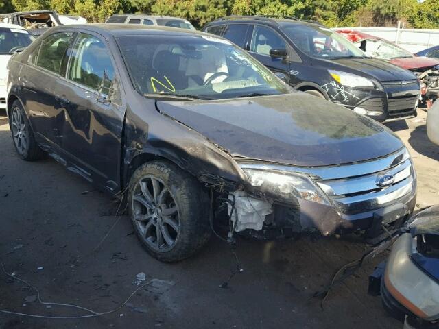 3FAHP0JA4CR362588 - 2012 FORD FUSION SEL GRAY photo 1